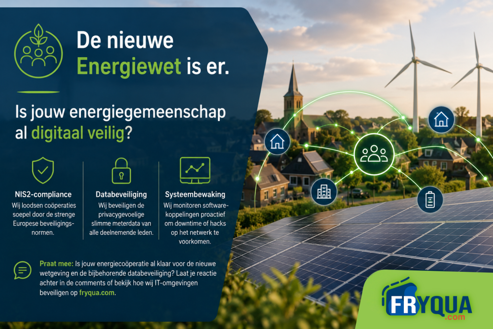 De nieuwe Energiewet is er: van buurtcoöperatie naar energiegemeenschap!