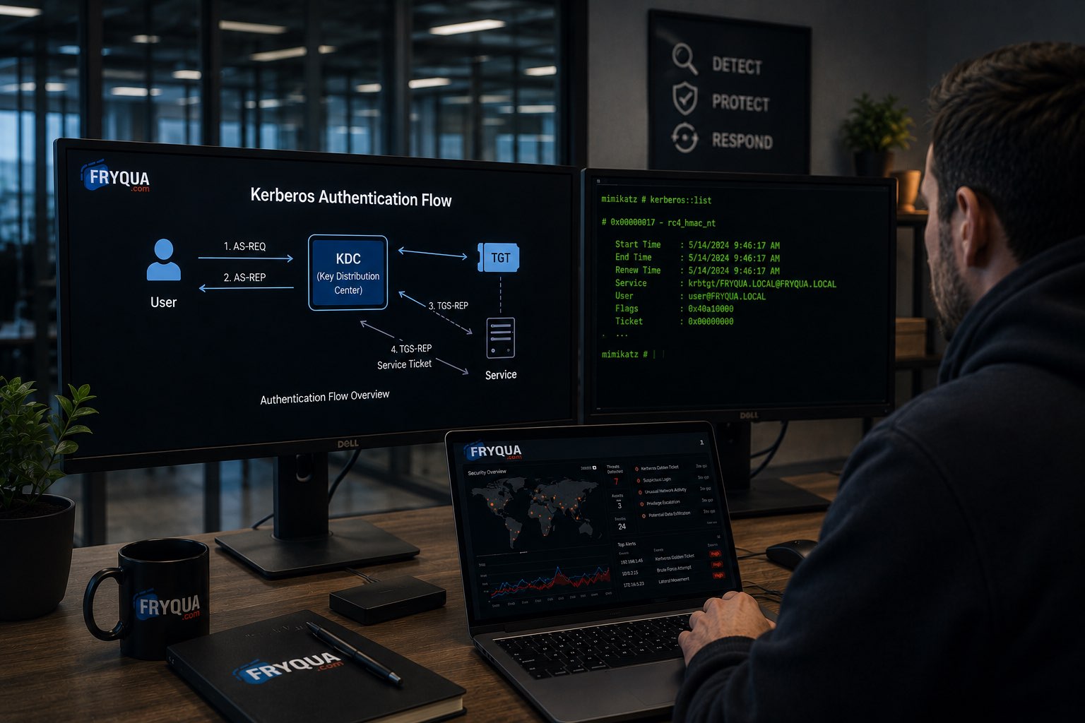 Kerberos and Fryqua Anomaly Detection